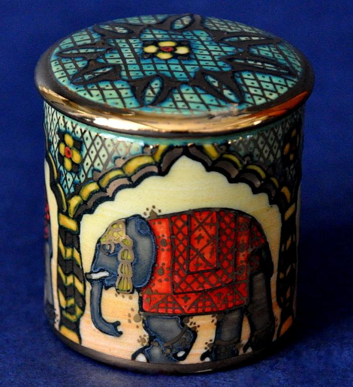 Dennis Chinaworks Indian Elephant Mini Box No1 Sally Tuffin