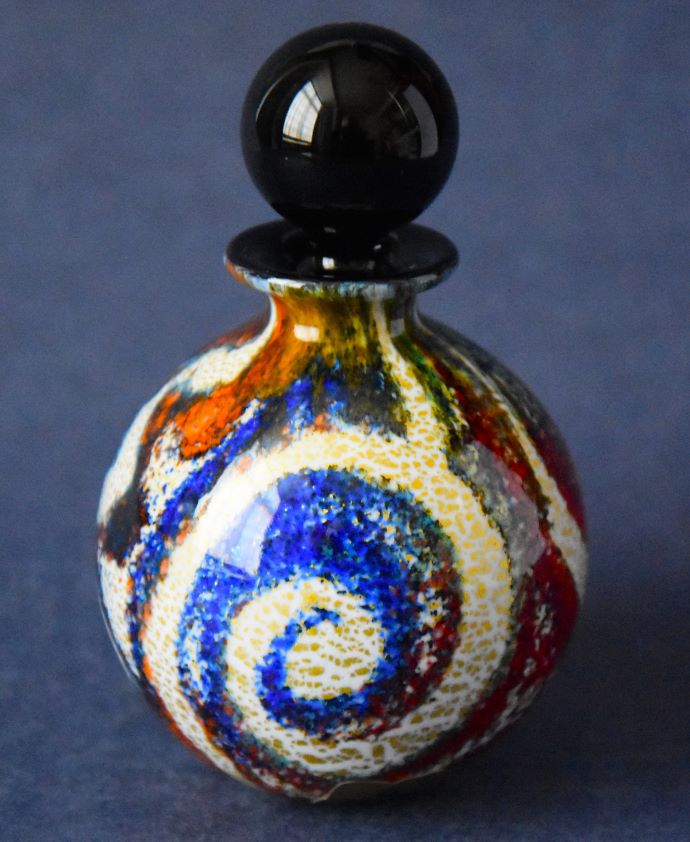 Jazz Nuvo Perfume Bottle Miniature Isle of Wight Studio Glass