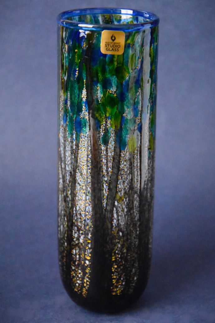 Undercliff Day Cylinder Vase Small Isle of Wight Studio Glass