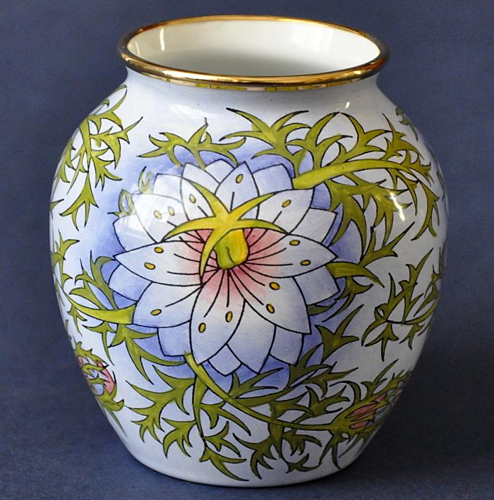 Moorcroft Enamels Love in a Mist 4/LM