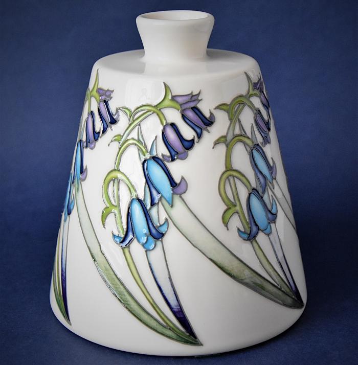 Moorcroft Pottery Bluebell Collection 162/5 Renishaw Hall Nicola Slaney A Numbered Edition